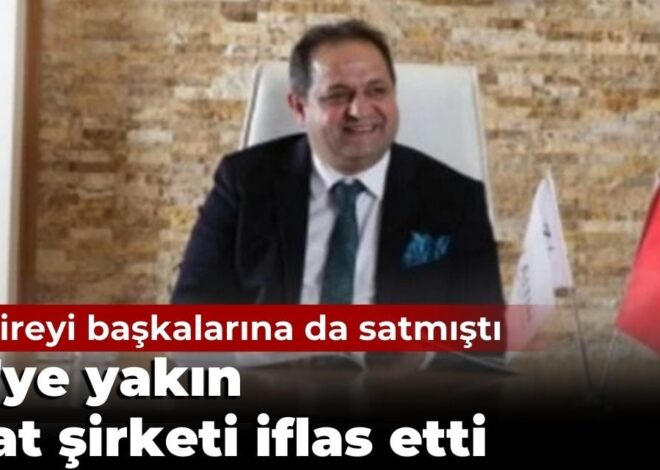 AKP’ye yakın inşaat şirketi iflas etti. Aynı daireyi başkalarına da satmıştı